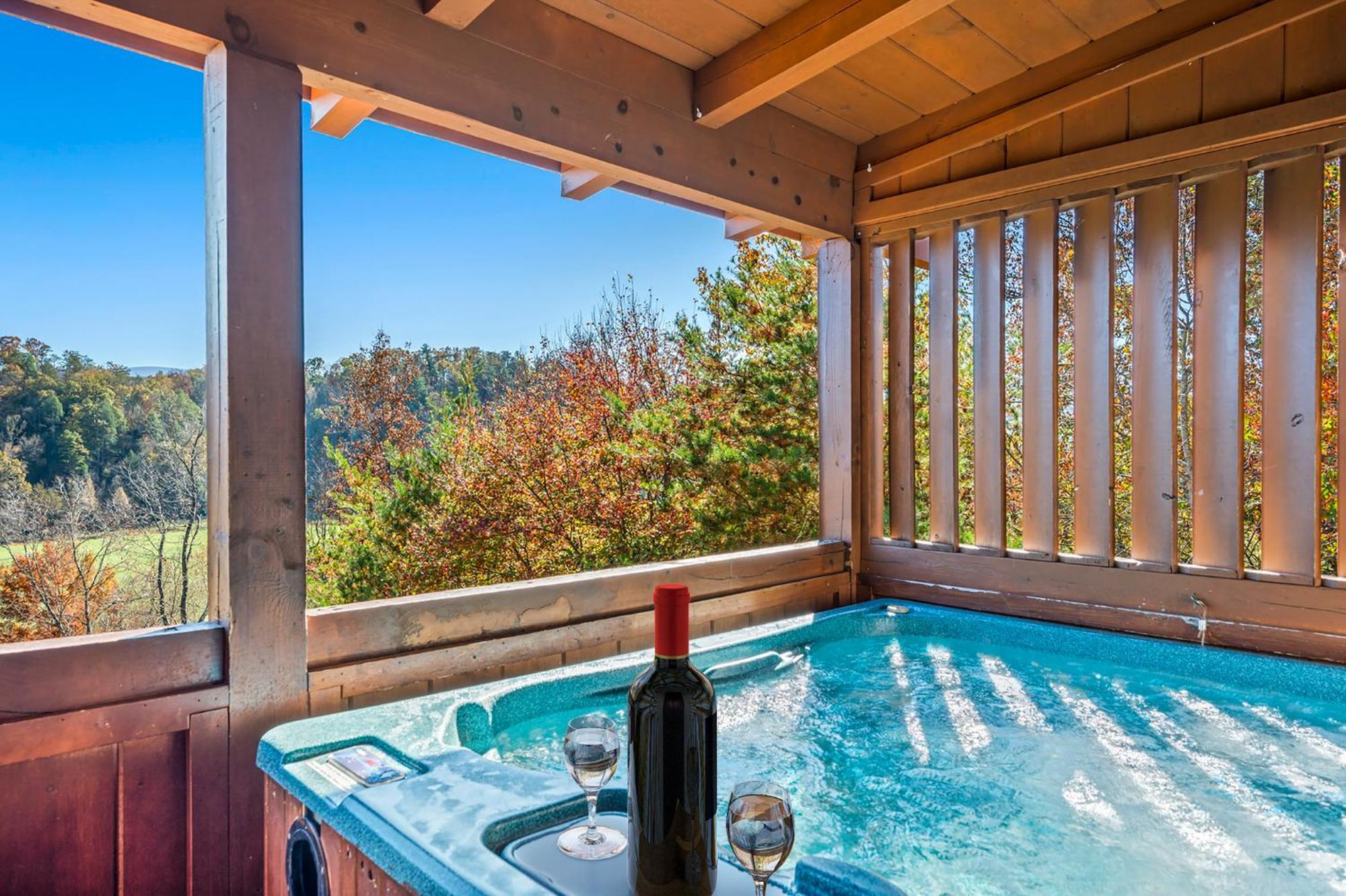 Bearfoot Pines - True Log Cabin - Wi-Fi, Hot Tub, Fishing, Deck With Views! - Mins To Pf Sevierville Exterior photo