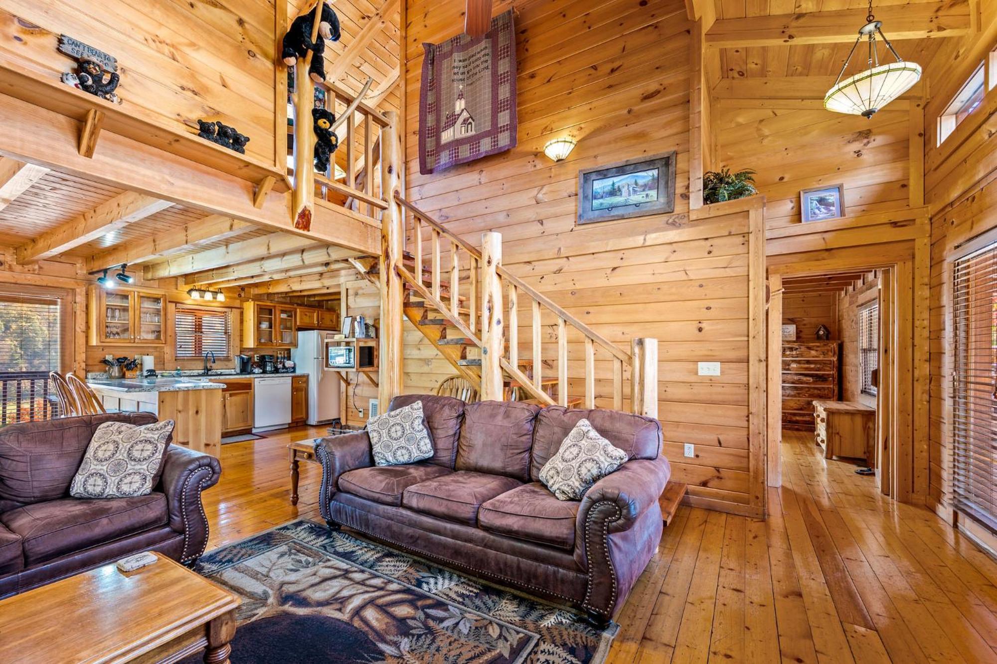 Bearfoot Pines - True Log Cabin - Wi-Fi, Hot Tub, Fishing, Deck With Views! - Mins To Pf Sevierville Exterior photo